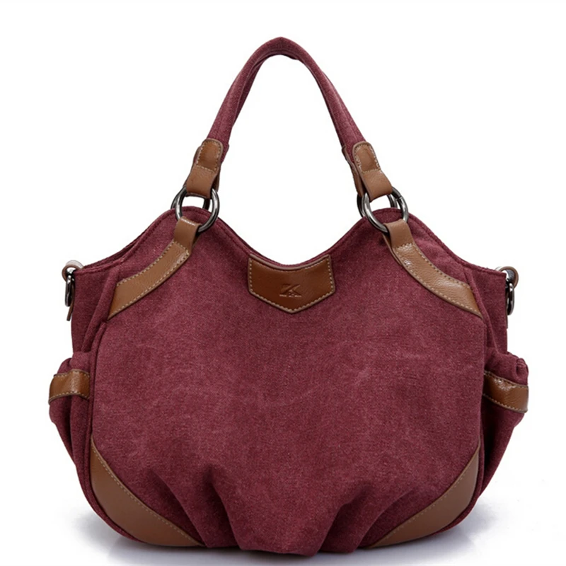 New Retro Waterproof Canvas Bags For Women 2015 Plain Designer Handbags High Quality Vintage Messenger Shoulder Bag Bolsas