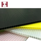 PP color corrugated hollow board / corflute plastic floor protection sheet