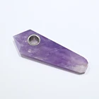 High Quality Natural Africa Amethyst Crystal Smoking Pipes For Gift