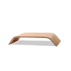 One-piece Wooden Ergonomic Computer Display LCD Monitor Riser Stand