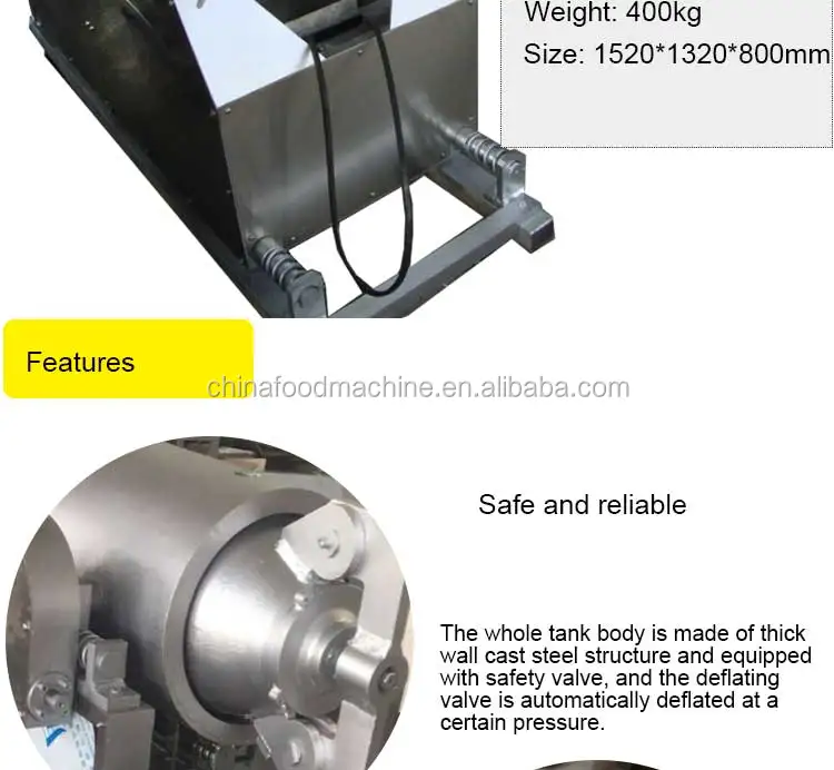 Air Flow Wheat Rice Corn Puffing Machine Puffed Rice Machine supplier