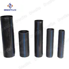 hdpe blue line polyethylene black plastic pe water pipe prices for drip irrigation