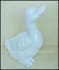 white porcelain duck figurine ceramic decorative duck