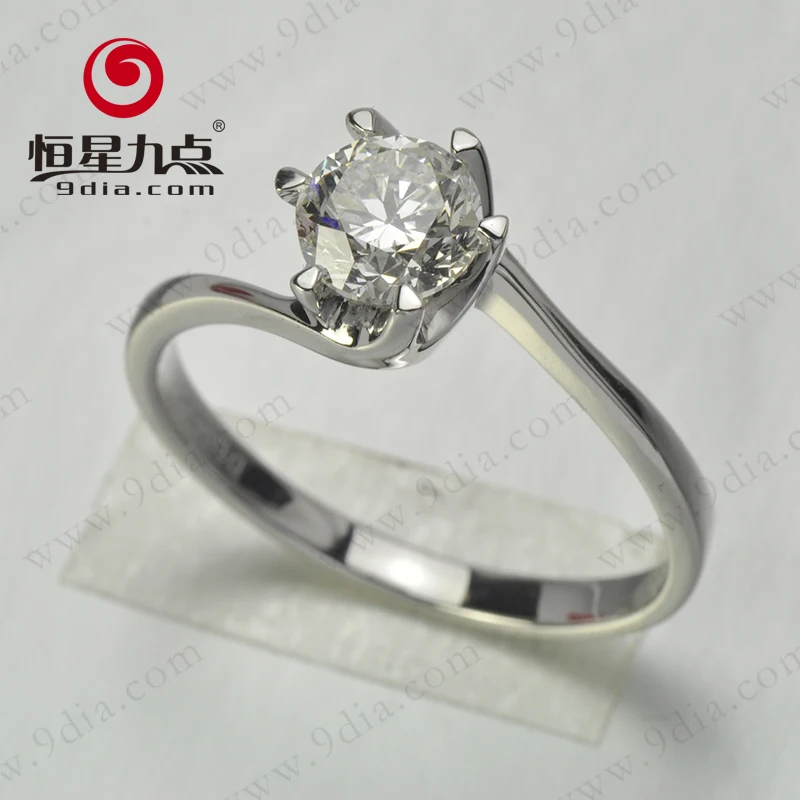 Wholesale Hot Selling Ring High Quality Engagement Jewelry Moissanite Diamond Engagement Ring