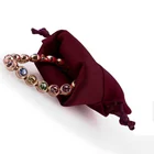 Jewelry Package Set for Earrings Necklace Paper Flannelette bags Gift