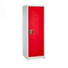 High Quality 3 Tiers Single Door Metal Kids Locker Storage Wardrobe Single Door Wardrobe Bombay Cabinet