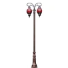 European Style Retro Street Lighting Column Outdoor Vintage Garden Villa Park LED Street Lamp with ETL Certification