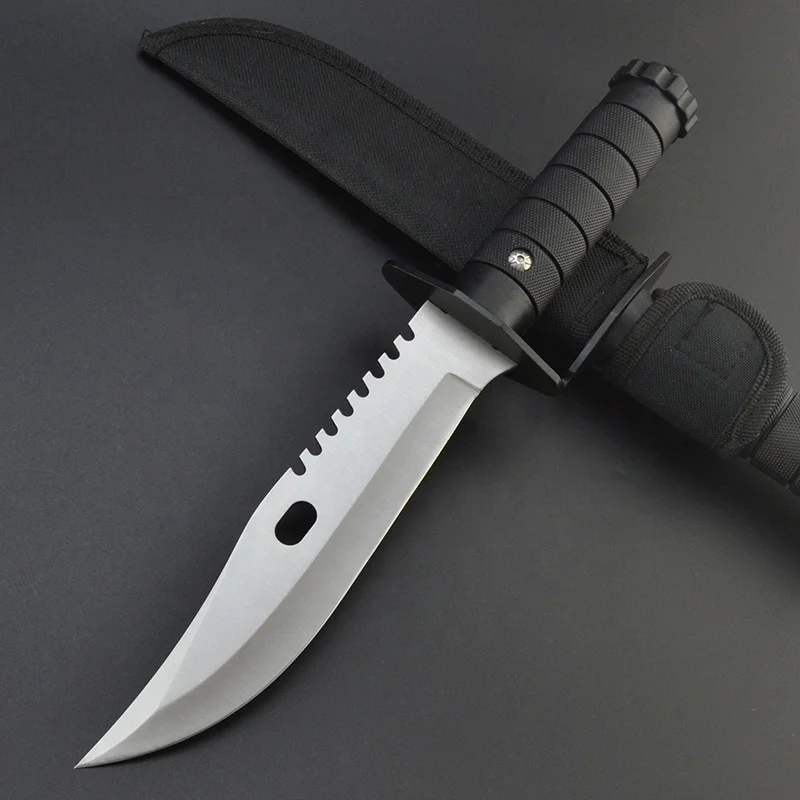 Hohe qualität military sharp Japan stahl Fixed Blade Jagd rettungs Messer taktische armee messer mit nylon mantel