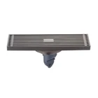 Fast water long linear modern drain floor trap, rain water drain, anti cockroach trap drain