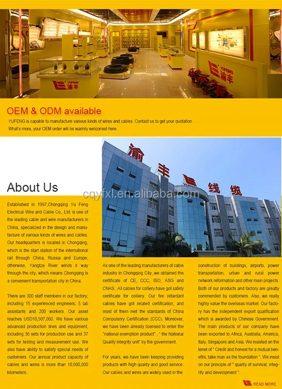 60227 IEC flat sheath CCC standard pure cooper stranded PVC inculated electric wire