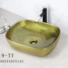 bathroom countertop ceramic washing basin color art basin bowl A419