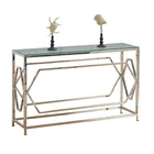 modern design chromed colour occasional accent tables metal console table