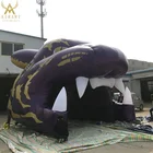 Tiger Mascot Inflatable Football Football Sport Game Inflatable Tunnel Tiger Mascot Tent/cool Game Decoration