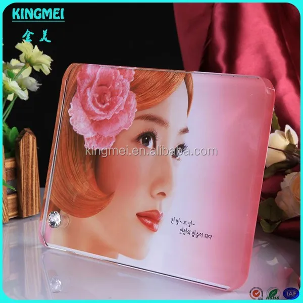 KM-PS62 Fashin acrylic screw photo frame & crystal plexiglass photo picture frame small acrylic frame.jpg