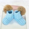 Hand craft Knitting Flat Shoes Baby Infant Warm First Walkers Crochet Baby Booties