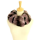2019 new design faux fur scarf and shawl with cashmere for women