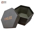 Durable fashion hexagon shape design hard cardboard packaging box