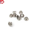 High quality metal stainless steel eyelet grommet with washer for curtain/cap/shoe/garment