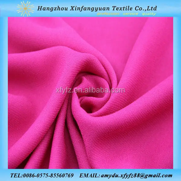 100 polyester fabric ity chiffon moss crepe korean chiffon