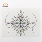 Hot Sell Rhinestone Body Art Gems Chest Jewelry Tattoo Stickers