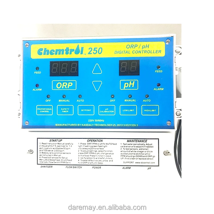 مصنع توريد chemtrol 250 رصد نوعية المياه للسباحة
