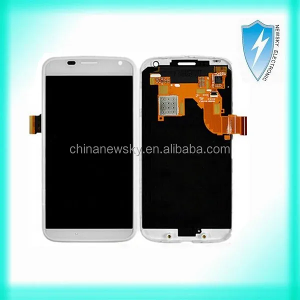 For Motorola Moto X XT1060 XT1058 Glass LCD Screen Touch Digitizer Assembly Replacement + Faceplate Frame