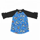Wholesale boutique kids clothing new cartoon print fall long sleeve girl t shirts