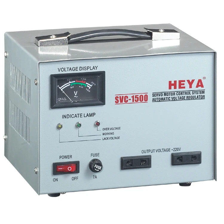 SVC 1500VA Servo Motor Control Automatic Voltage Regulator / Stabilizer