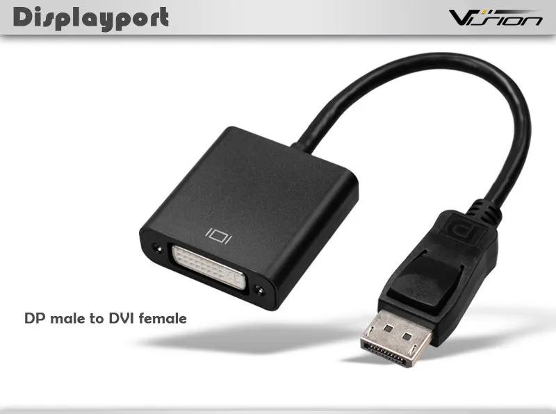 Display Port Male to DVI Female Cable Adapter Converter - ANKUX.COM