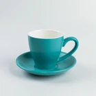 Dinnerware matte / shiny glaze promotional tea coffee ceramic cup for hotel