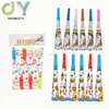 Custom assorted colors Birthday party favors paper Party noisemaker whistle horns