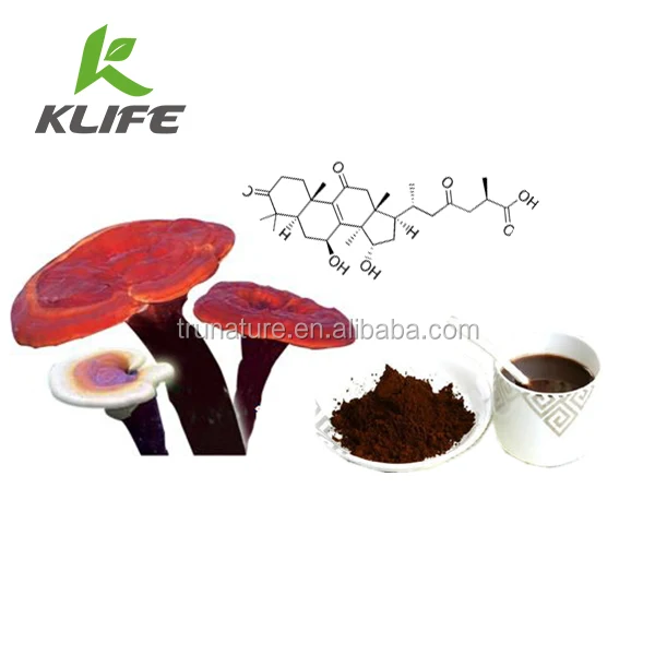 high quality iso certified reishi mushroom powder extract 10% 20