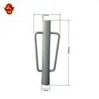 post driver for steel post installation very safe guardrail post driver for sale