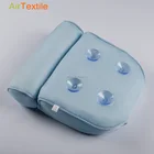 Soft and washable 3d air mesh anti bacterial home spa bath tub pillow