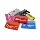 Damask Textile Size Custom Garment Woven Labels