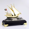 Hot Selling Metal Decoration Crafts Metal Boat Ship Model Gifts for dubai