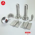 304 stainless steel bathroom partition toilet cubicle hardware