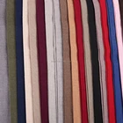 china supplier DRESS GARMENT SUIT dyeing plain 100% polyester linen look fabric