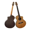 Free shipping Yulong guo handmade solid wood acoustic guitar