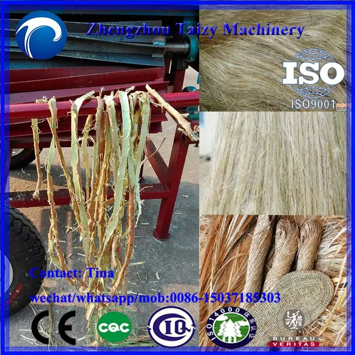 hemp fiber extraction machine/fibre processing machine/fiber