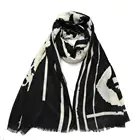 factory stock polyester hijab scarf with printing design girl scarf shawl