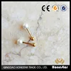 Hot sale pearl gold plated piercing stud earring jewelry for lady