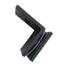 New design factory custom made stainless steel hinge glass