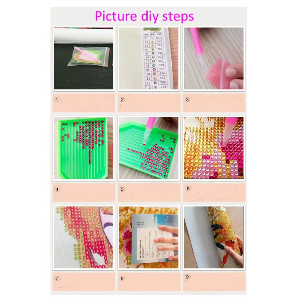2016 Hot 5D Fashionable Diamonds Plated Embroidery Peacock Pattern Painting Cross Stitch Kit Home Bedroom Living Room Decoration
