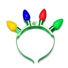 LED Christmas Kids Party Handmade Headwear Light Up Christmas Hairband Hair Accessories