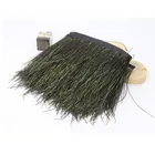High quality natural peacock flue Feather Plumes Fringe trim for Party