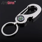 Wholesale cheap custom compass keychain