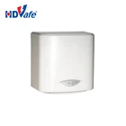 Hotel Bathroom Over-Temperature Protection White Quiet Small Plastic Hand Dryer With Abs Resin Cover