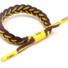 Hot Sale Charm Wristband Adjustable Sports Braided Shoelace Bracelets,Comfortable cotton wristband