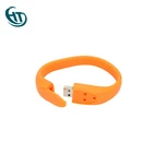 Fashion Personalized Wholesale Custom Rubber Usb Hand Bracelet Adjustable Silicone Wristband